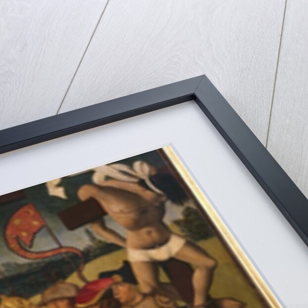 Passion Triptych, Crucifixion, central panel by Master of St. Godelieve Legend (attr. to)