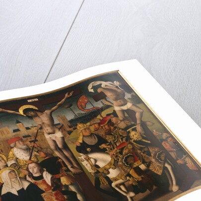 Passion Triptych, Crucifixion, central panel by Master of St. Godelieve Legend (attr. to)