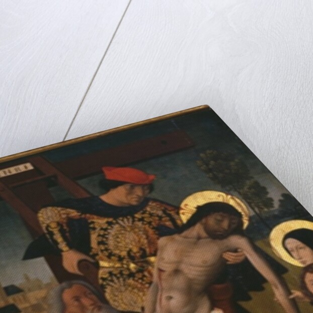 Passion Triptych, the Descent from the Cross, right panel by Hugo van der Goes