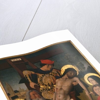 Passion Triptych, the Descent from the Cross, right panel by Hugo van der Goes