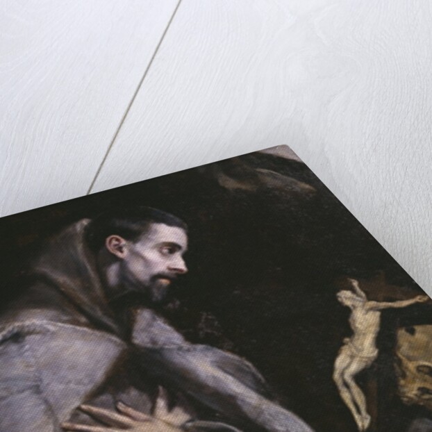 St. Francis meditating, c.1586-92 by El Greco
