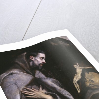 St. Francis meditating, c.1586-92 by El Greco