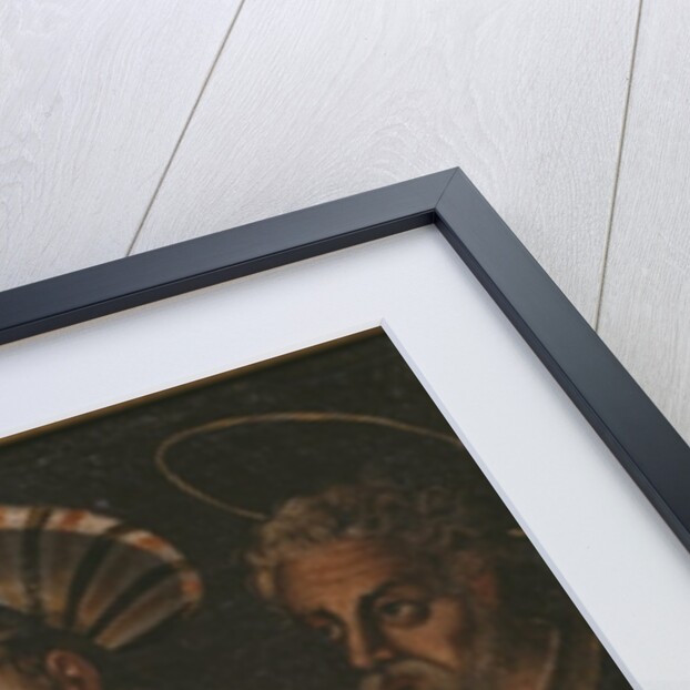 Ex voto, Holy Family with St. Anne and the nun of the Abbey, Ana de Ibaizabal by Spanish School