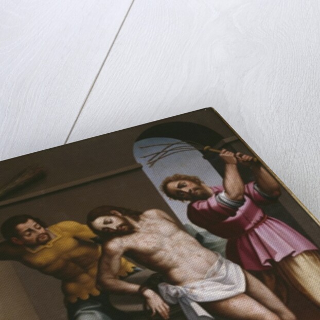 The Flagellation of Christ by Spanish School