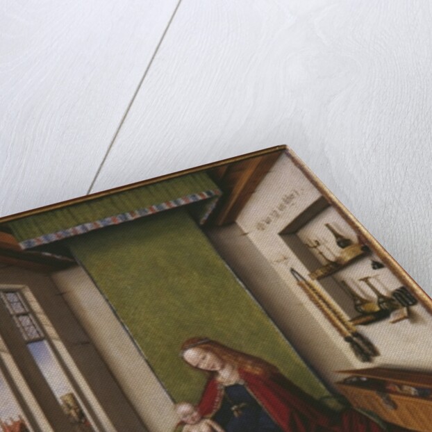 Virgin and Child with a book by Jan van Eyck