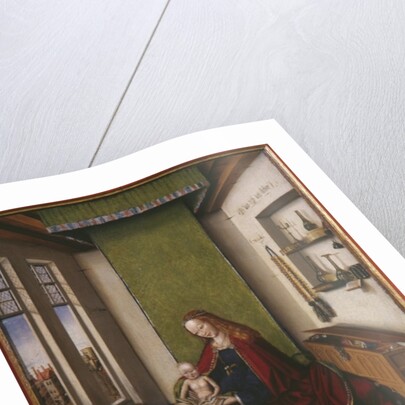 Virgin and Child with a book by Jan van Eyck