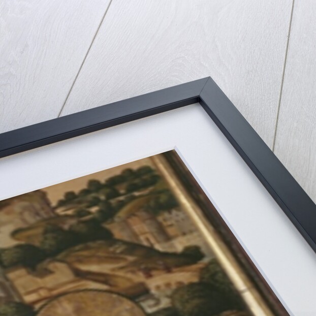 Triptych, Visitation, central panel by Spanish & Flemish School