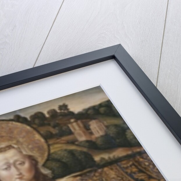 Triptych, St. Lucy, left panel by Spanish & Flemish School