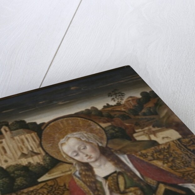 Triptych, St. Mary Magdalene, right panel by Spanish & Flemish School