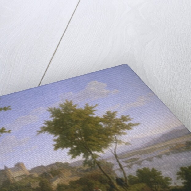 View of the royal castle of Pau where King Henri IV of France and Navarre was born on 13th December 1553 by Alexandre Louis Robert Millin du Perreux