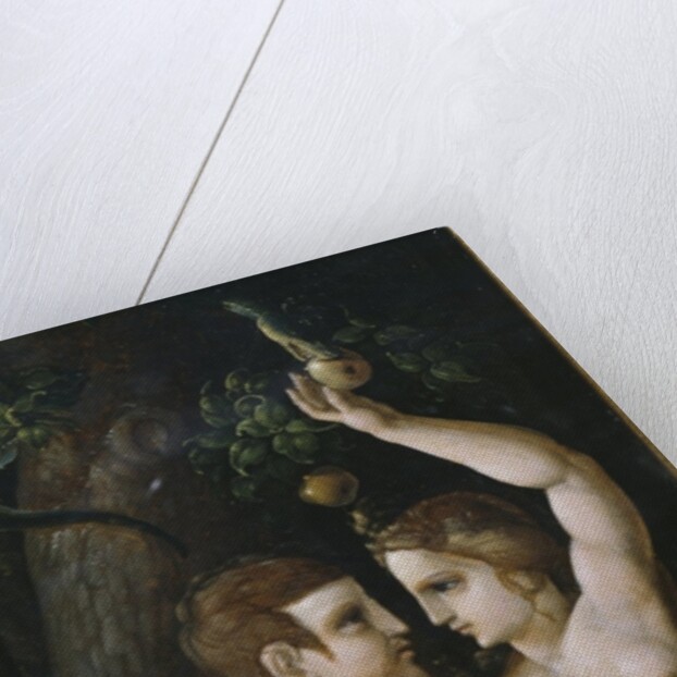 Triptych of the Creation, Adam and Eve, left panel by German School