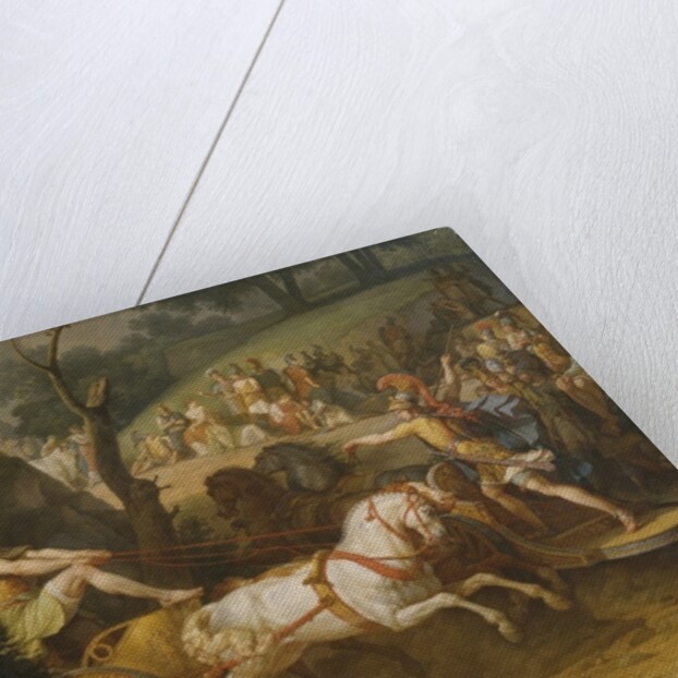 Funeral games in honour of Patrocles by Antoine Charles Horace Vernet