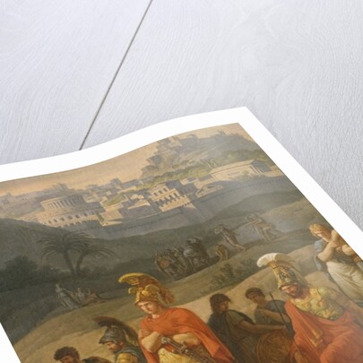 Funeral games in honour of Patrocles by Antoine Charles Horace Vernet