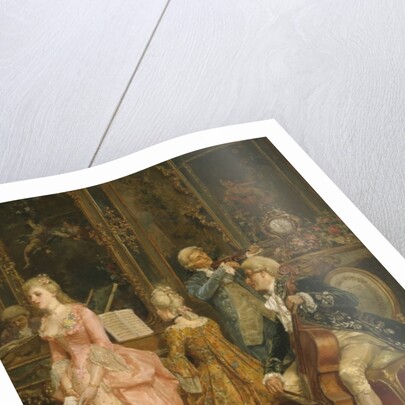 Concert at the time of Mozart, 1853 by Ettore Simonetti