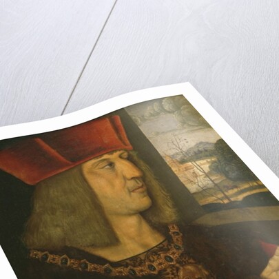Emperor Maximilian I, copy of a lost original by Bernhard Strigel