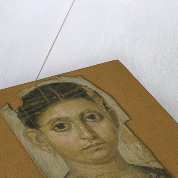 Mummy female portrait, from Fayum, late 3rd century AD by Roman Period Egyptian