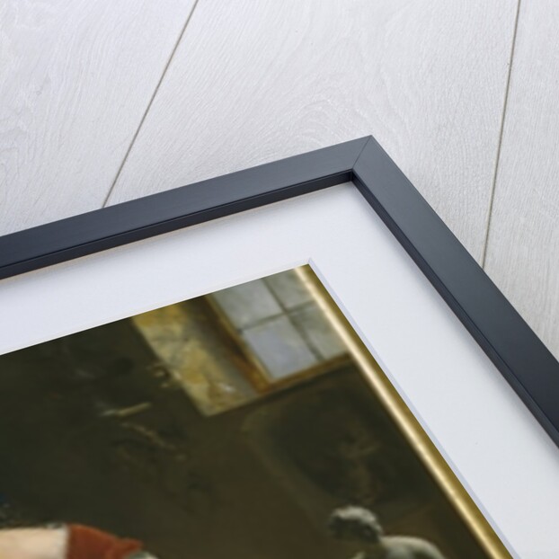 The painter and his model, 1874 by Jean Bertou