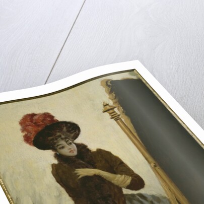 Before the swing mirror by Emile Galle