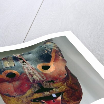 Mask of a Pascola dancer by School Mexican