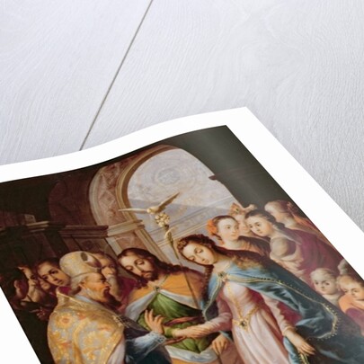 The Marriage of Mary and Joseph by Mexican School