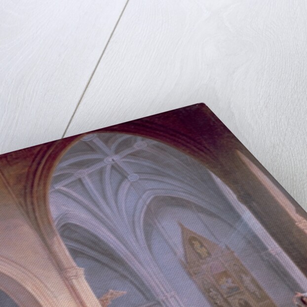 The letter of the Catholic Kings ordering the inhabitants of Palos to supply two ships for Christopher Columbus is read from the pulpit of the Church of S. Jorge on May 23, 1492 by Antonio Cabral Bejarano