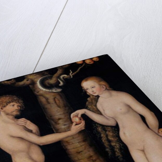 Adam and Eve in the Garden of Eden, c.1520-25 by Lucas the Elder Cranach
