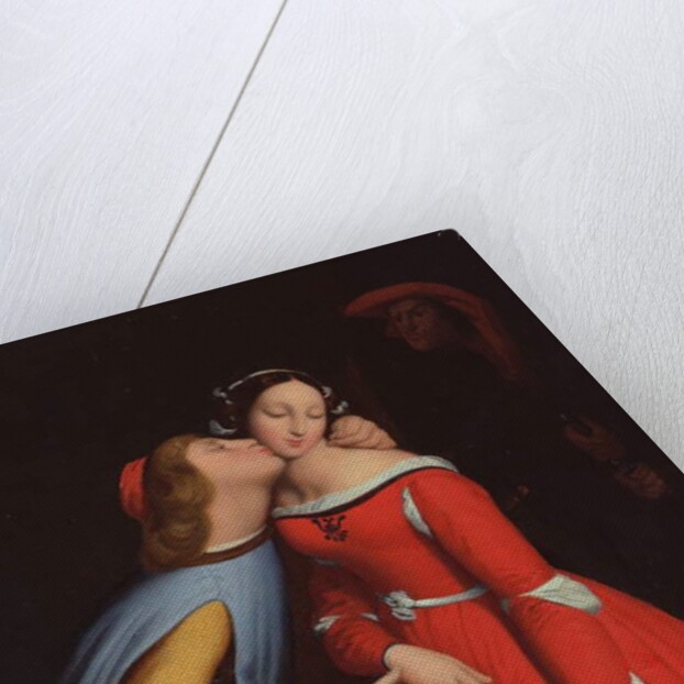 Francesca da Rimini and Paolo Malatesta, 1819 by Jean Auguste Dominique Ingres