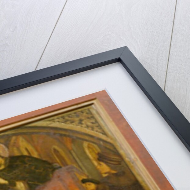 Saint Ambrose preaching in Milan, form the 'Altarpiece of Saint Augustine', c.1480 by German School