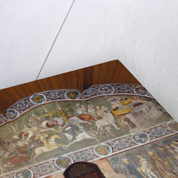 Scenes of a tournament and courtly life from the 'Casa d'Estate', 1388-1400 by Italian School