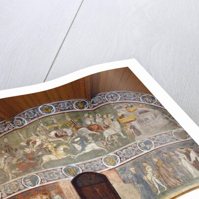 Scenes of a tournament and courtly life from the 'Casa d'Estate', 1388-1400 by Italian School