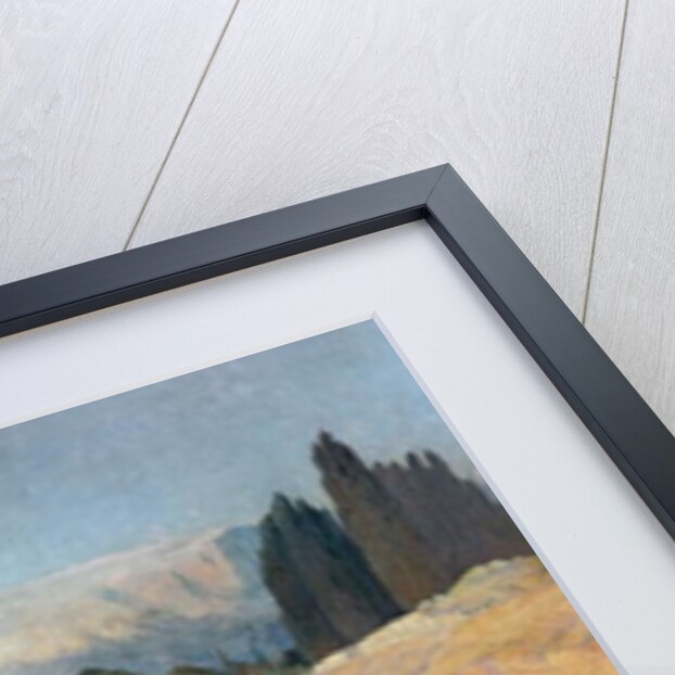 The Baptism of Christ in the waters of the Jordan, 1917 by Frederic Montenard