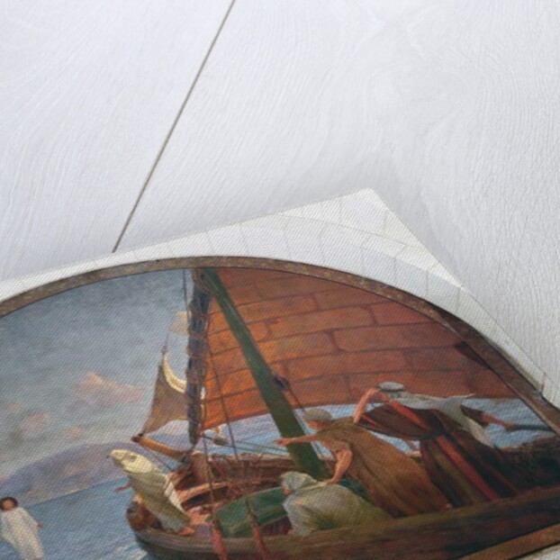 Christ walking on water, 1917 by Frederic Montenard