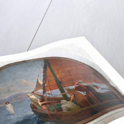 Christ walking on water, 1917 by Frederic Montenard