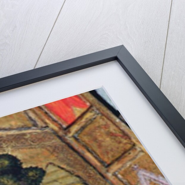 St Francis Accompanied by Two Angels, fresco from the Porziuncola, 1393 by Ilario da Viterbo