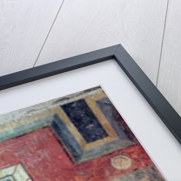 A wall painting showing a hunting scene by Roman