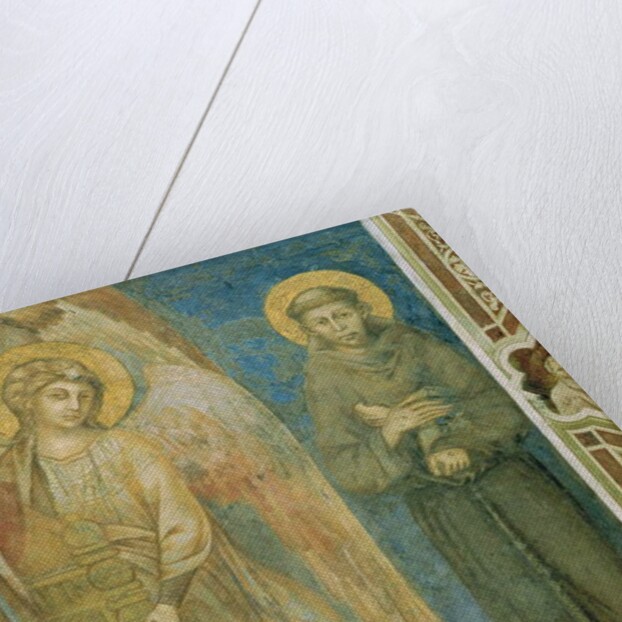 Saint Francis with an angel by Cimabue