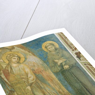 Saint Francis with an angel by Cimabue