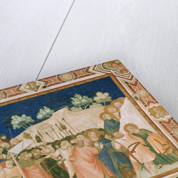 The betrayal and capture of Christ in the Garden of Gethsemane by Pietro Lorenzetti