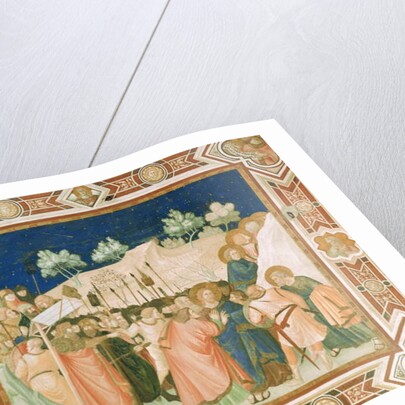 The betrayal and capture of Christ in the Garden of Gethsemane by Pietro Lorenzetti