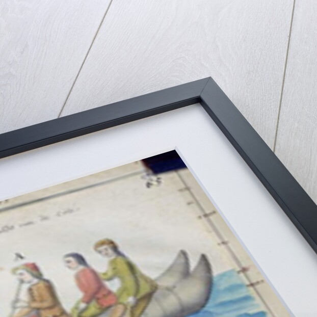 Indians of the South Seas using boats called 'Balds' by French School