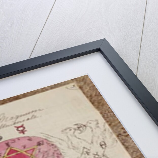 Original rough design for the 'Rose-croix' lamen, 1888 by William Wynn Westcott