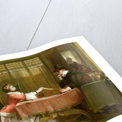 The Banker's Private Room, Negotiating a Loan, 1870 by John Callcott Horsley