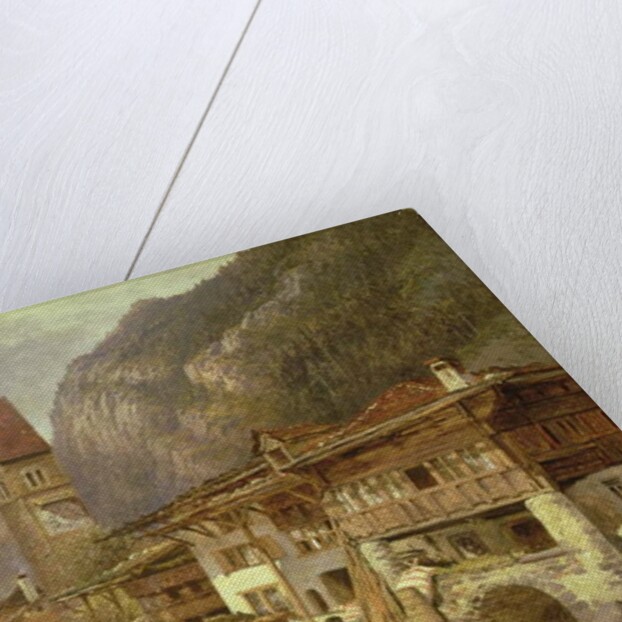 Unterseen, Interlaken: Autumn in Switzerland, 1878 by Benjamin Williams Leader