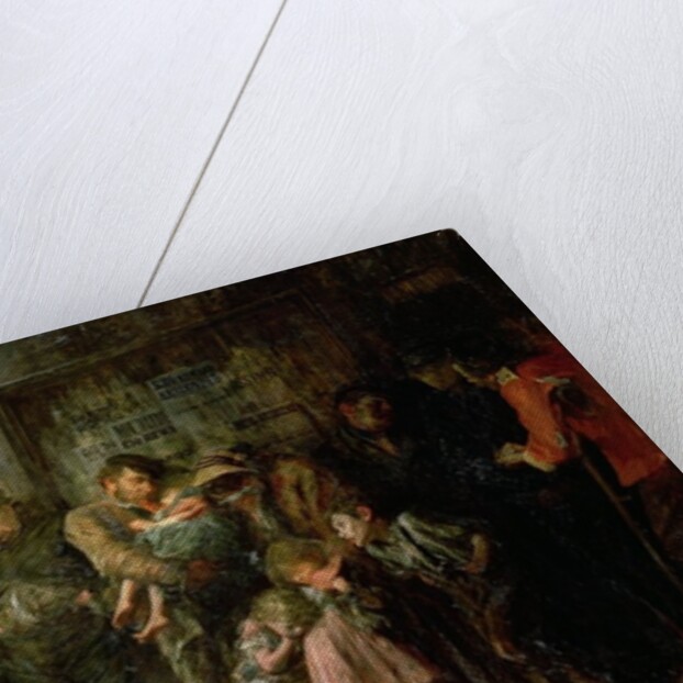 Applicants for Admission to the Casual Ward at Saint Martin in the Fields, 1874 by Samuel Luke Fildes