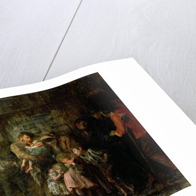 Applicants for Admission to the Casual Ward at Saint Martin in the Fields, 1874 by Samuel Luke Fildes