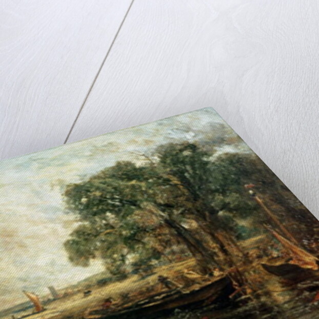 Sketch for 'View on the Stour, near Dedham' 1821-22 by John Constable