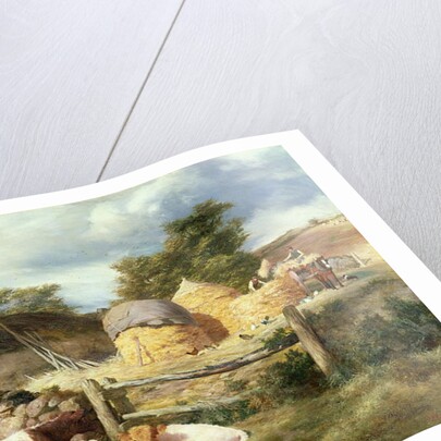 A Highland Croft, 1873 by Peter Graham