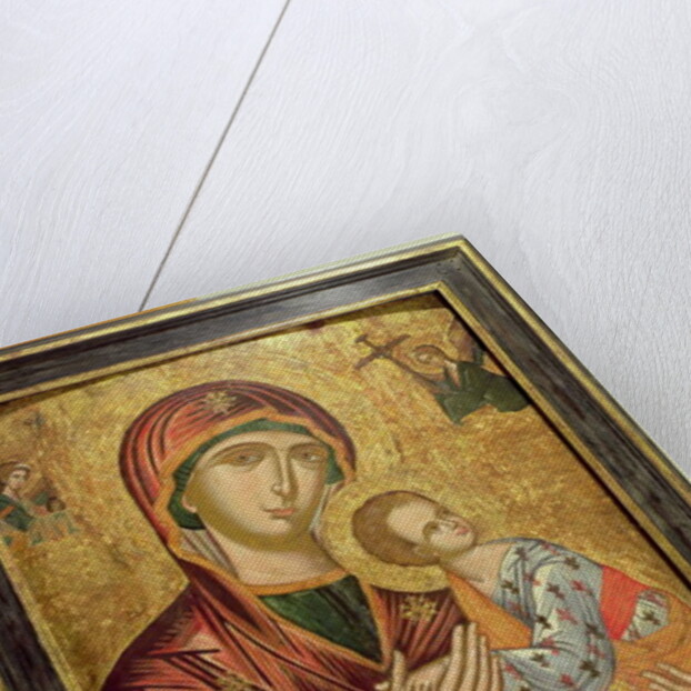 Mother of God of the Passion, Greek Icon from Crete, early 16th century by Anonymous