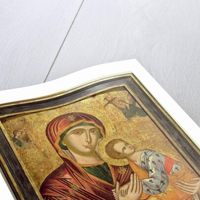 Mother of God of the Passion, Greek Icon from Crete, early 16th century by Anonymous