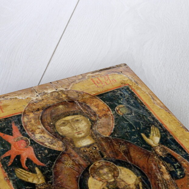 The Mother of God of the Sign, icon, late 17th century by School Russian